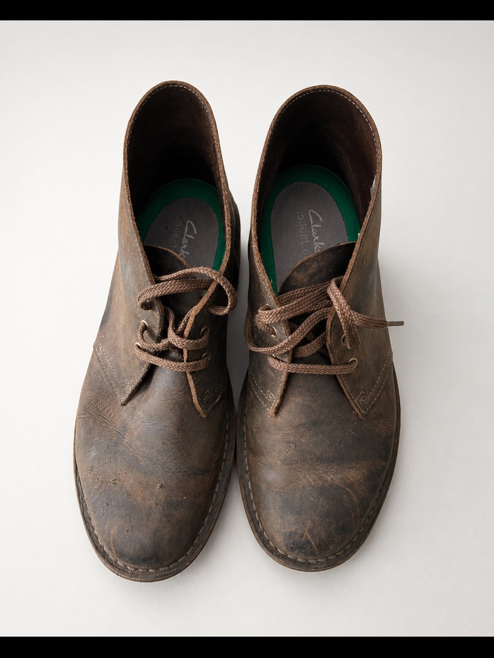 Clarks Men's Brown Leather Chukka Boots
